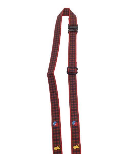 familiar（ファミリア）familiar (ファミリア) ネックストラップ レッド 未使用品の古着・服飾アイテム