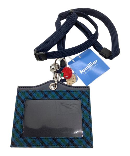 familiar（ファミリア）familiar (ファミリア) ネームホルダー ネイビー 未使用品の古着・服飾アイテム