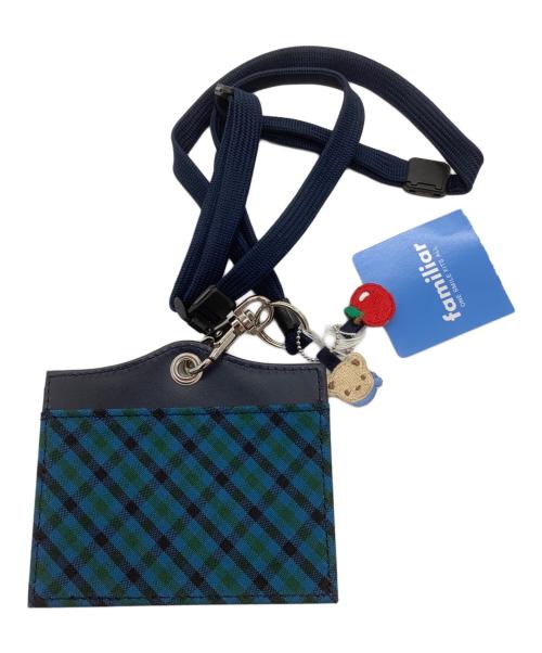 familiar（ファミリア）familiar (ファミリア) ネームホルダー ネイビー 未使用品の古着・服飾アイテム