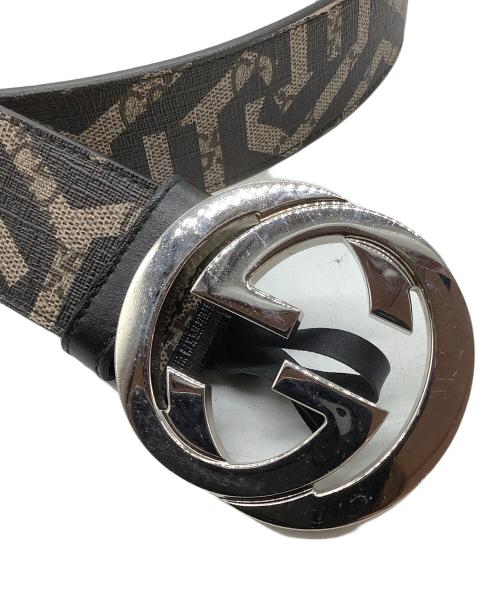 GUCCI（グッチ）GUCCI (グッチ) ベルト ベージュ×ブラックの古着・服飾アイテム