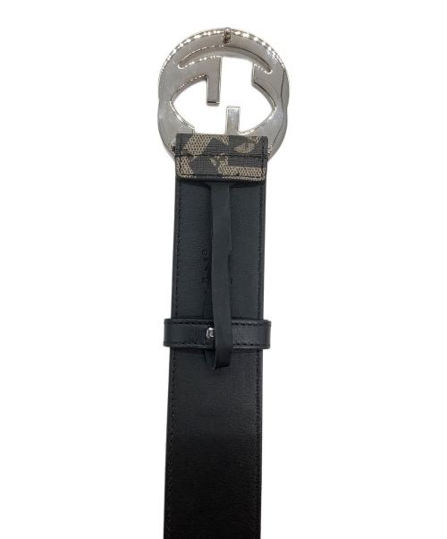 GUCCI（グッチ）GUCCI (グッチ) ベルト ベージュ×ブラックの古着・服飾アイテム