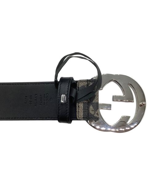 GUCCI（グッチ）GUCCI (グッチ) ベルト ベージュ×ブラックの古着・服飾アイテム