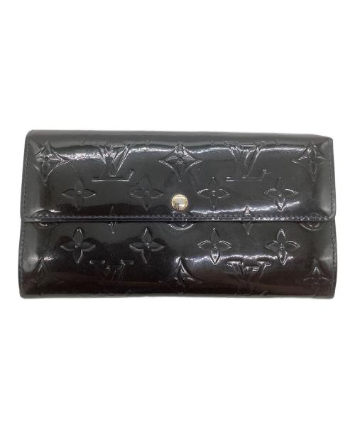 LOUIS VUITTON（ルイ ヴィトン）LOUIS VUITTON (ルイ ヴィトン) 長財布 ブラックの古着・服飾アイテム