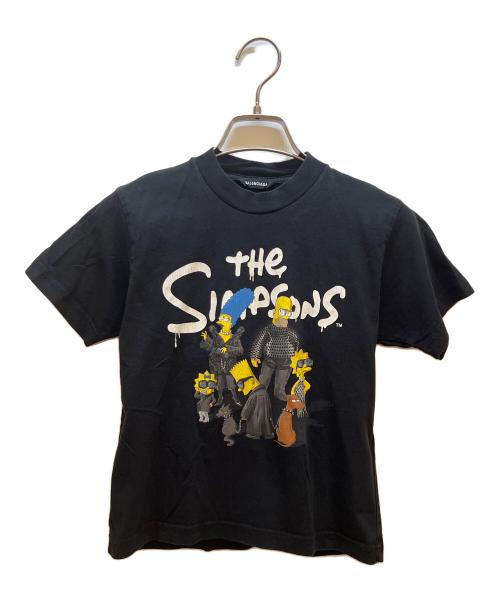 BALENCIAGA（バレンシアガ）BALENCIAGA (バレンシアガ) The Simpsons (ザ シンプソンズ) プリントTシャツ ブラック サイズ:80cmの古着・服飾アイテム