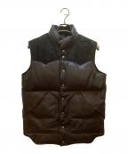 Y'2LEATHERワイツーレザー）の古着「ダウンベスト」｜ブラック
