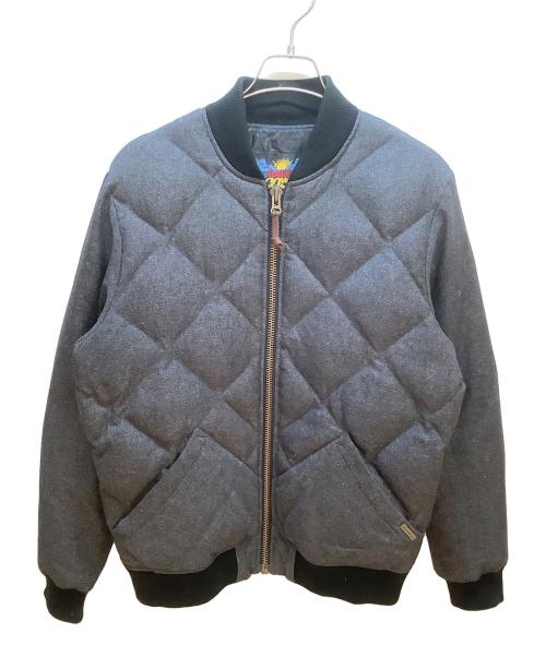 Eddie Bauer（エディーバウアー）Eddie Bauer (エディーバウアー) ダウンジャケット グレー サイズ:Mの古着・服飾アイテム