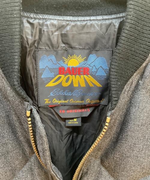 Eddie Bauer（エディーバウアー）Eddie Bauer (エディーバウアー) ダウンジャケット グレー サイズ:Mの古着・服飾アイテム
