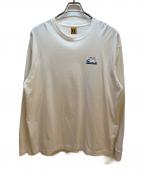 HUMAN MADEヒューマンメイド）の古着「ロングスリーブカットソー」｜ホワイト