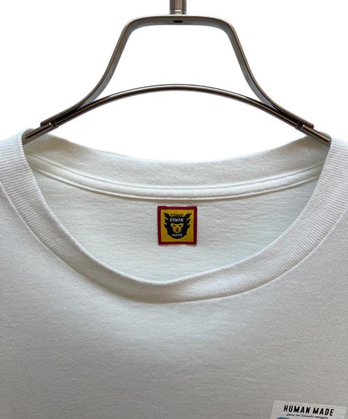 HUMAN MADE（ヒューマンメイド）HUMAN MADE (ヒューマンメイド) ロングスリーブカットソー ホワイト サイズ:XXLの古着・服飾アイテム