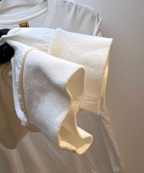 HUMAN MADE（ヒューマンメイド）HUMAN MADE (ヒューマンメイド) ロングスリーブカットソー ホワイト サイズ:XXLの古着・服飾アイテム