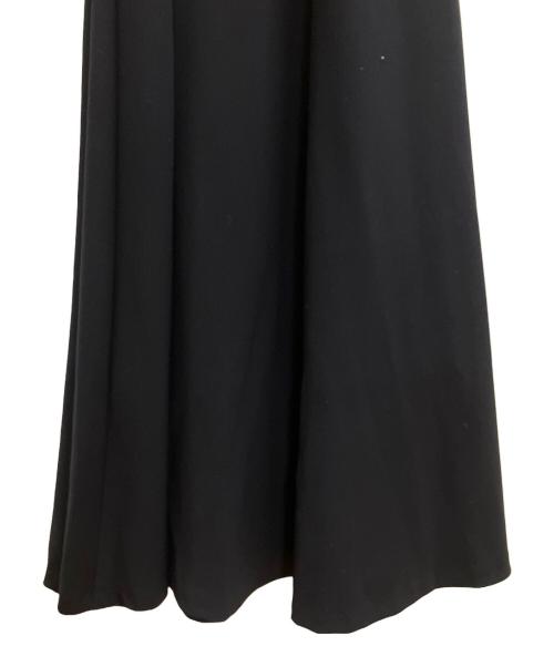 anuans（アニュアンス）anuans (アニュアンス) ダブルサテンテーラードフレアワンピース ネイビー サイズ:SIZE Mの古着・服飾アイテム