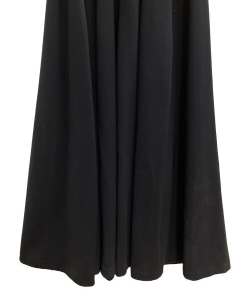 anuans（アニュアンス）anuans (アニュアンス) ダブルサテンテーラードフレアワンピース ネイビー サイズ:SIZE Mの古着・服飾アイテム