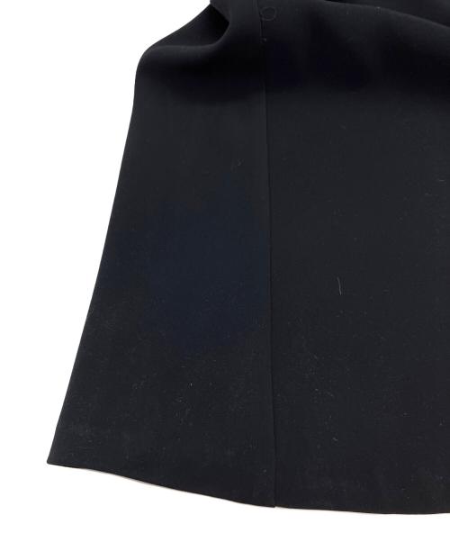 anuans（アニュアンス）anuans (アニュアンス) ダブルサテンテーラードフレアワンピース ネイビー サイズ:SIZE Mの古着・服飾アイテム