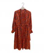 THE SHINZONEザ シンゾーン）の古着「ALYSSUM PRINTED DRESS 長袖ワンピース」｜レッド