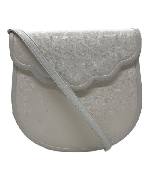 Yves Saint Laurent（イヴサンローラン）Yves Saint Laurent (イヴサンローラン) ショルダーバッグ ホワイトの古着・服飾アイテム