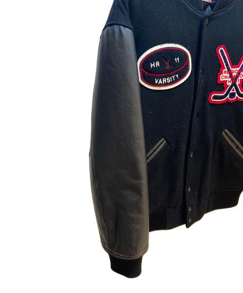 HOLLYWOOD RANCH MARKET（ハリウッドランチマーケッド）HOLLYWOOD RANCH MARKET (ハリウッドランチマーケッド) スタジャン ブラック サイズ:Sの古着・服飾アイテム