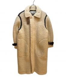 INSCRIRE（アンスクリア）の古着「ロングB-3コート」｜ベージュ