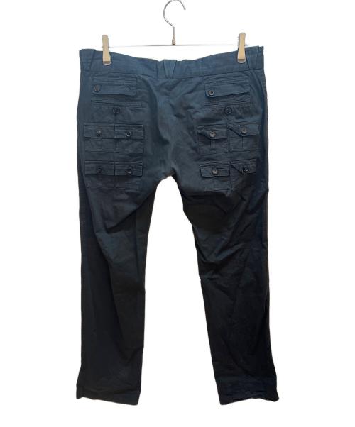 DOLCE & GABBANA（ドルチェ＆ガッバーナ）DOLCE & GABBANA (ドルチェ＆ガッバーナ) マルチポケットカーゴパンツ ブラック サイズ:50の古着・服飾アイテム