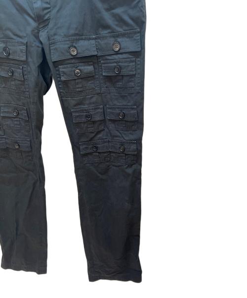 DOLCE & GABBANA（ドルチェ＆ガッバーナ）DOLCE & GABBANA (ドルチェ＆ガッバーナ) マルチポケットカーゴパンツ ブラック サイズ:50の古着・服飾アイテム