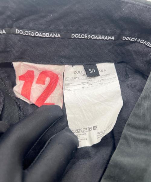 DOLCE & GABBANA（ドルチェ＆ガッバーナ）DOLCE & GABBANA (ドルチェ＆ガッバーナ) マルチポケットカーゴパンツ ブラック サイズ:50の古着・服飾アイテム