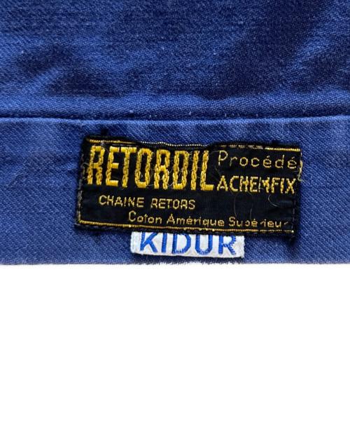 Kidur（キドゥー）Kidur (キドゥー) ワークジャケット ネイビー サイズ:不明の古着・服飾アイテム