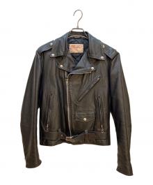 EXCELLED（エクセル）の古着「レザージャケット」｜ブラック