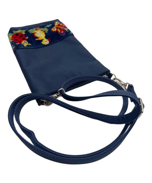 FEILER（フェイラー）FEILER (フェイラー) スマホショルダー ネイビーの古着・服飾アイテム