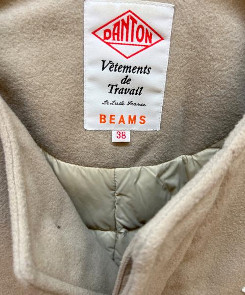 DANTON（ダントン）DANTON (ダントン) BEAMS (ビームス) ダウンコート ベージュ サイズ:38の古着・服飾アイテム