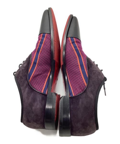 Christian Louboutin（クリスチャン・ルブタン）Christian Louboutin (クリスチャン・ルブタン) Christian Louboutin ブラック×パープル サイズ:40の古着・服飾アイテム