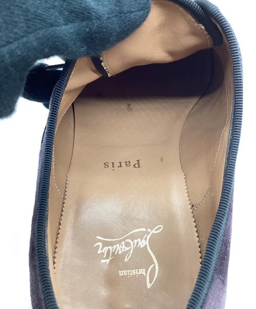 Christian Louboutin（クリスチャン・ルブタン）Christian Louboutin (クリスチャン・ルブタン) Christian Louboutin ブラック×パープル サイズ:40の古着・服飾アイテム