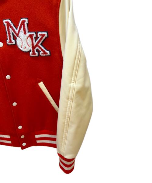 REEBOK CLASSIC（リーボック クラシック）REEBOK CLASSIC (リーボック クラシック) maison kitsune (メゾンキツネ) スカジャン オレンジ×ベージュ サイズ:Ｍの古着・服飾アイテム