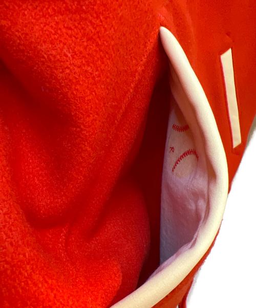 REEBOK CLASSIC（リーボック クラシック）REEBOK CLASSIC (リーボック クラシック) maison kitsune (メゾンキツネ) スカジャン オレンジ×ベージュ サイズ:Ｍの古着・服飾アイテム