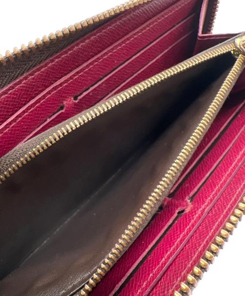 LOUIS VUITTON（ルイ ヴィトン）LOUIS VUITTON (ルイ ヴィトン) 長財布 ブラウン×ピンクの古着・服飾アイテム