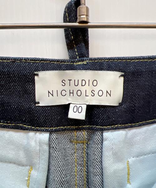 STUDIO NICHOLSON（スタジオ ニコルソン）STUDIO NICHOLSON (スタジオ ニコルソン) デニムパンツ インディゴ サイズ:00の古着・服飾アイテム