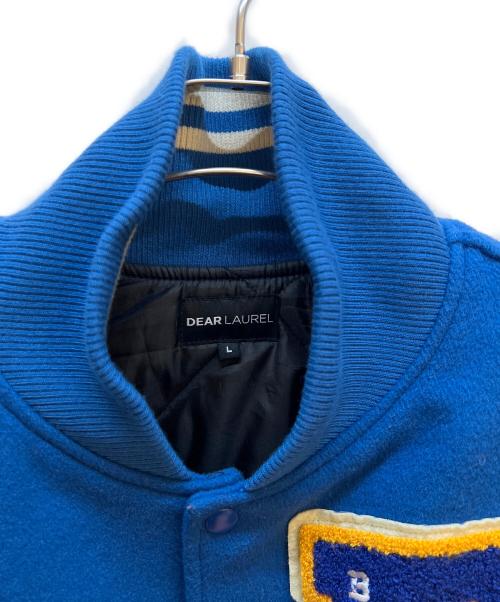 DEAR LAUREL（ディアローレル）DEAR LAUREL (ディアローレル) ブルゾン ブルー×ベージュ サイズ: Lの古着・服飾アイテム