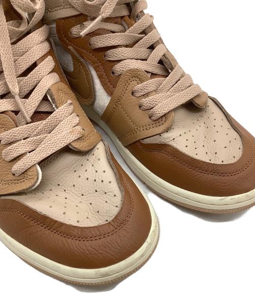 NIKE（ナイキ）NIKE (ナイキ) ハイカットスニーカー ブラウン×ベージュ サイズ:27.5の古着・服飾アイテム