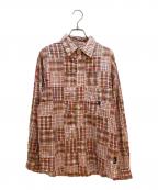 stussyステューシー）の古着「長袖シャツ」｜レッド