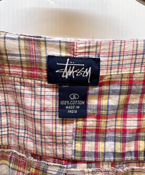 stussy（ステューシー）stussy (ステューシー) 長袖シャツ レッド サイズ:Sの古着・服飾アイテム