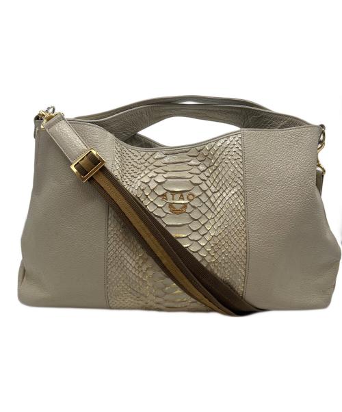 ATAO（アタオ）ATAO (アタオ) 2WAYショルダーバッグ シャンパンゴールドの古着・服飾アイテム