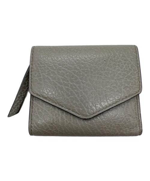 Maison Margiela（メゾンマルジェラ）Maison Margiela (メゾンマルジェラ) 3つ折り財布 グレーの古着・服飾アイテム