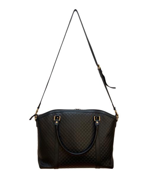 GUCCI（グッチ）GUCCI (グッチ) 2WAYバッグ ブラックの古着・服飾アイテム