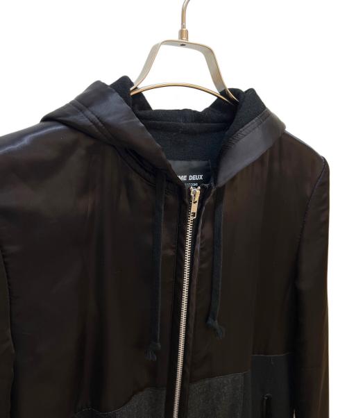 COMME des GARCONS HOMME DEUX（コムデギャルソン オム ドゥ）COMME des GARCONS HOMME DEUX (コムデギャルソン オム ドゥ) ジップコート ブラック サイズ:Sの古着・服飾アイテム