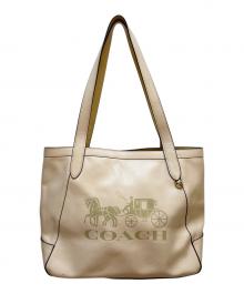 COACH（コーチ）の古着「ハンドバッグ」｜アイボリー