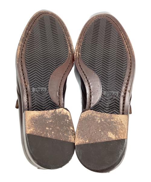 POLO RALPH LAUREN（ポロ・ラルフローレン）POLO RALPH LAUREN (ポロ・ラルフローレン) モンクストラップシューズ ブラウン サイズ:26cmの古着・服飾アイテム