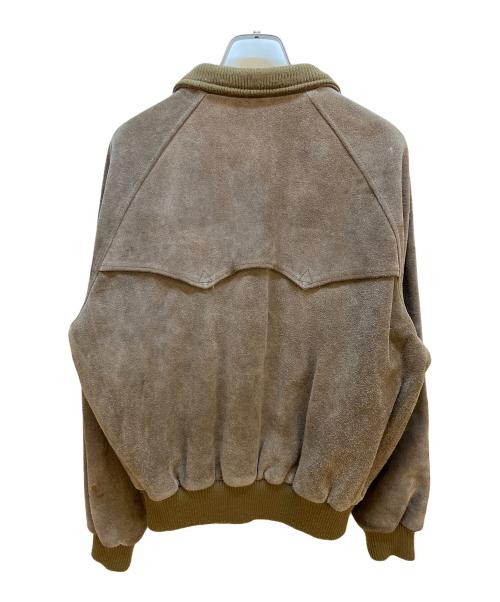 POLO RALPH LAUREN（ポロ・ラルフローレン）POLO RALPH LAUREN (ポロ・ラルフローレン) レザーブルゾン ベージュ サイズ:Mの古着・服飾アイテム