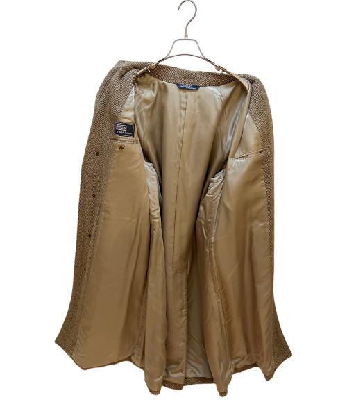 POLO RALPH LAUREN（ポロ・ラルフローレン）POLO RALPH LAUREN (ポロ・ラルフローレン) チェスターコート ベージュ×ブラウン サイズ:A4の古着・服飾アイテム