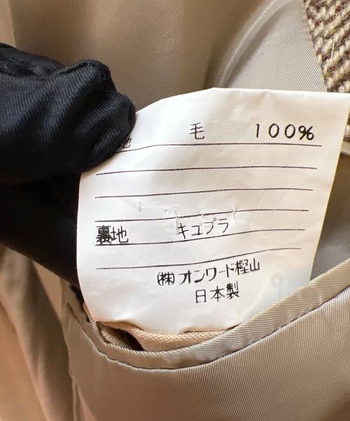 POLO RALPH LAUREN（ポロ・ラルフローレン）POLO RALPH LAUREN (ポロ・ラルフローレン) チェスターコート ベージュ×ブラウン サイズ:A4の古着・服飾アイテム