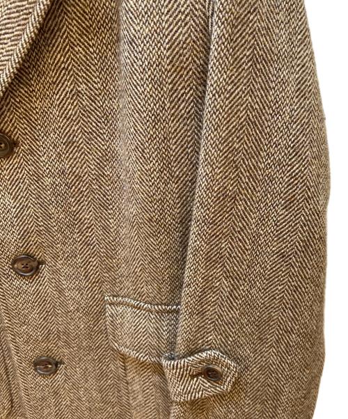 POLO RALPH LAUREN（ポロ・ラルフローレン）POLO RALPH LAUREN (ポロ・ラルフローレン) チェスターコート ベージュ×ブラウン サイズ:A4の古着・服飾アイテム