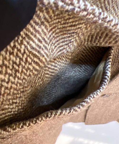 POLO RALPH LAUREN（ポロ・ラルフローレン）POLO RALPH LAUREN (ポロ・ラルフローレン) チェスターコート ベージュ×ブラウン サイズ:A4の古着・服飾アイテム