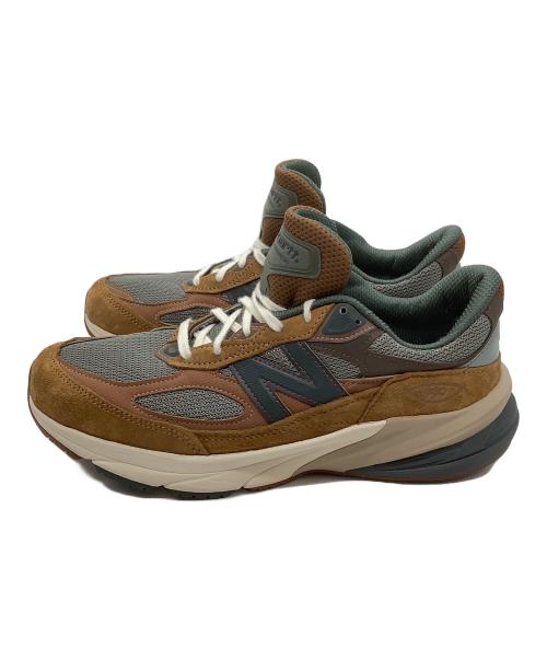 NEW BALANCE（ニューバランス）NEW BALANCE (ニューバランス) CarHartt (カーハート) ローカットスニーカー ブラウン×グリーン サイズ:27.5の古着・服飾アイテム